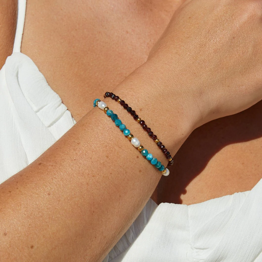 Red Garnet Bead Bracelet - Image 9