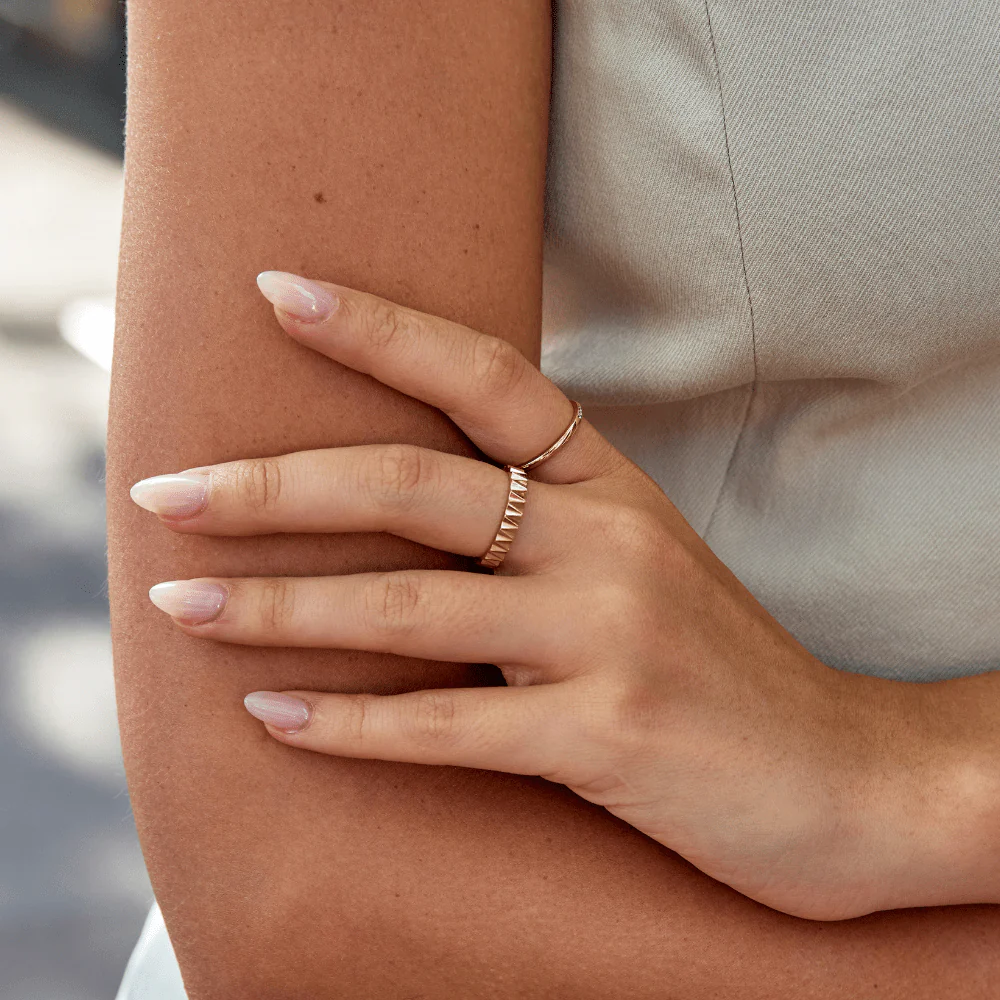 Reene Geometric Gold Ring - Image 2