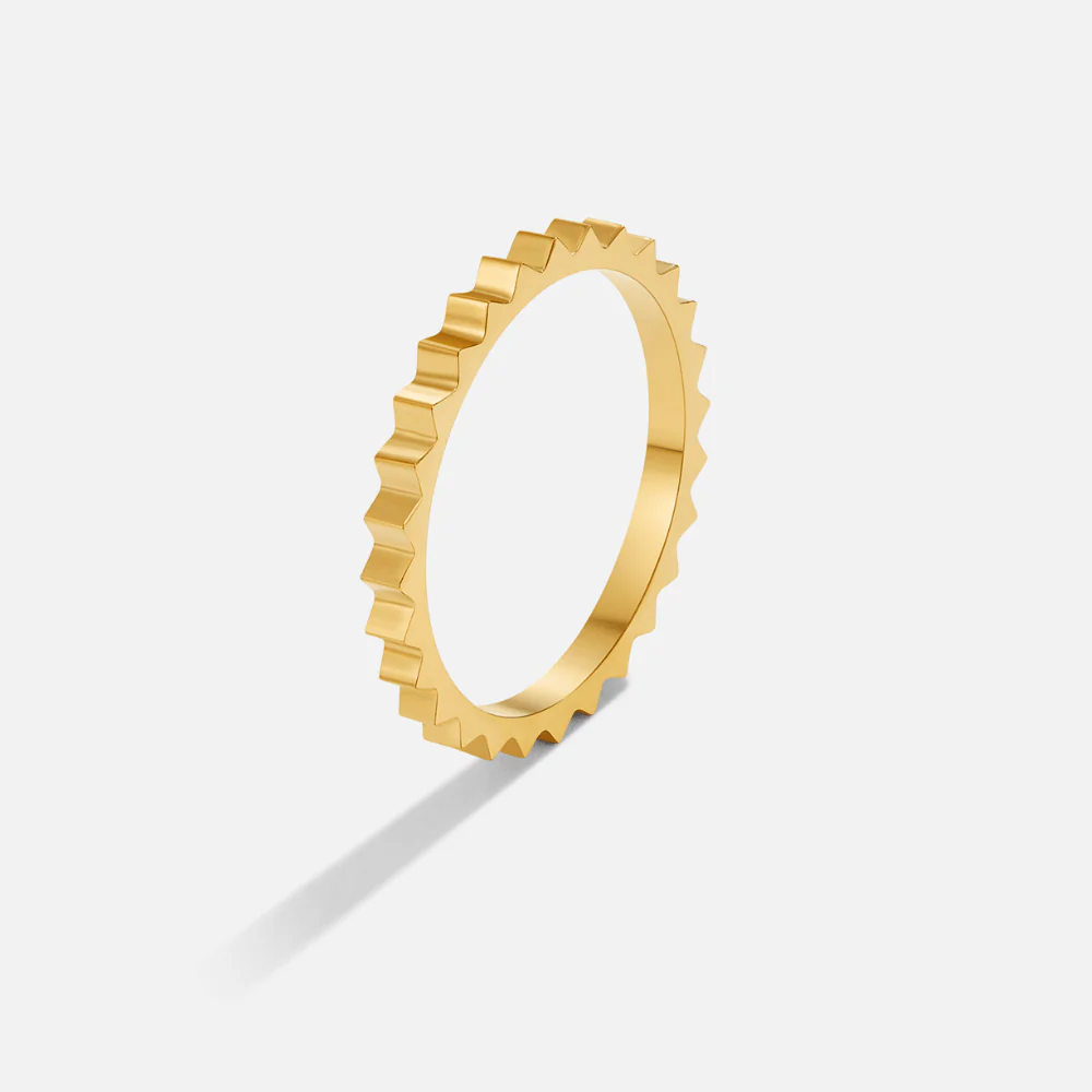 Reene Geometric Gold Ring - Image 4