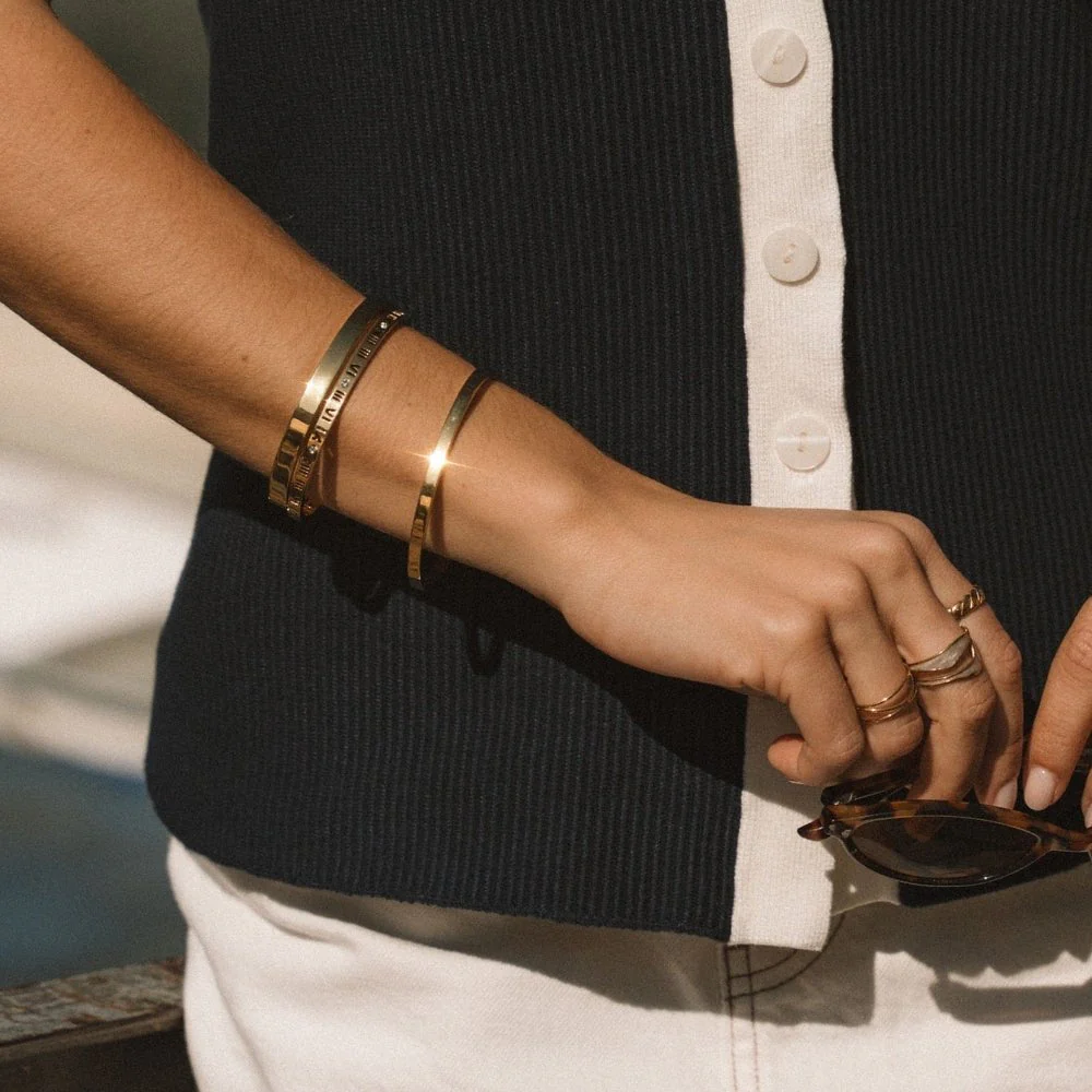 Rina Gold Bangle - Image 5