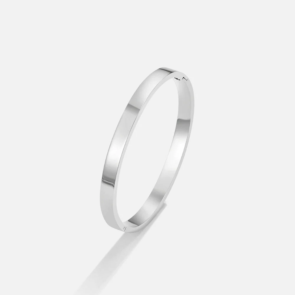Rina Silver Bangle - Image 2