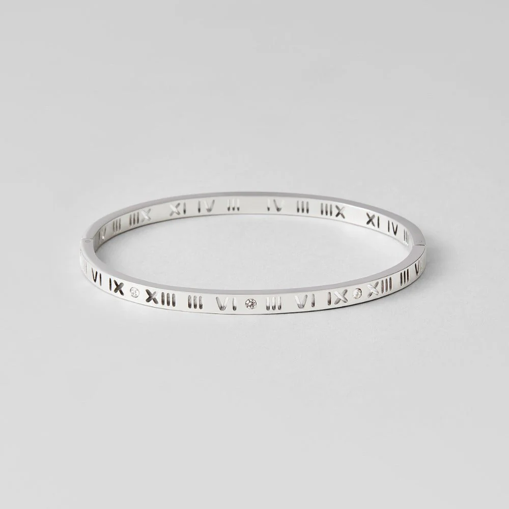 Roman Silver Bangle