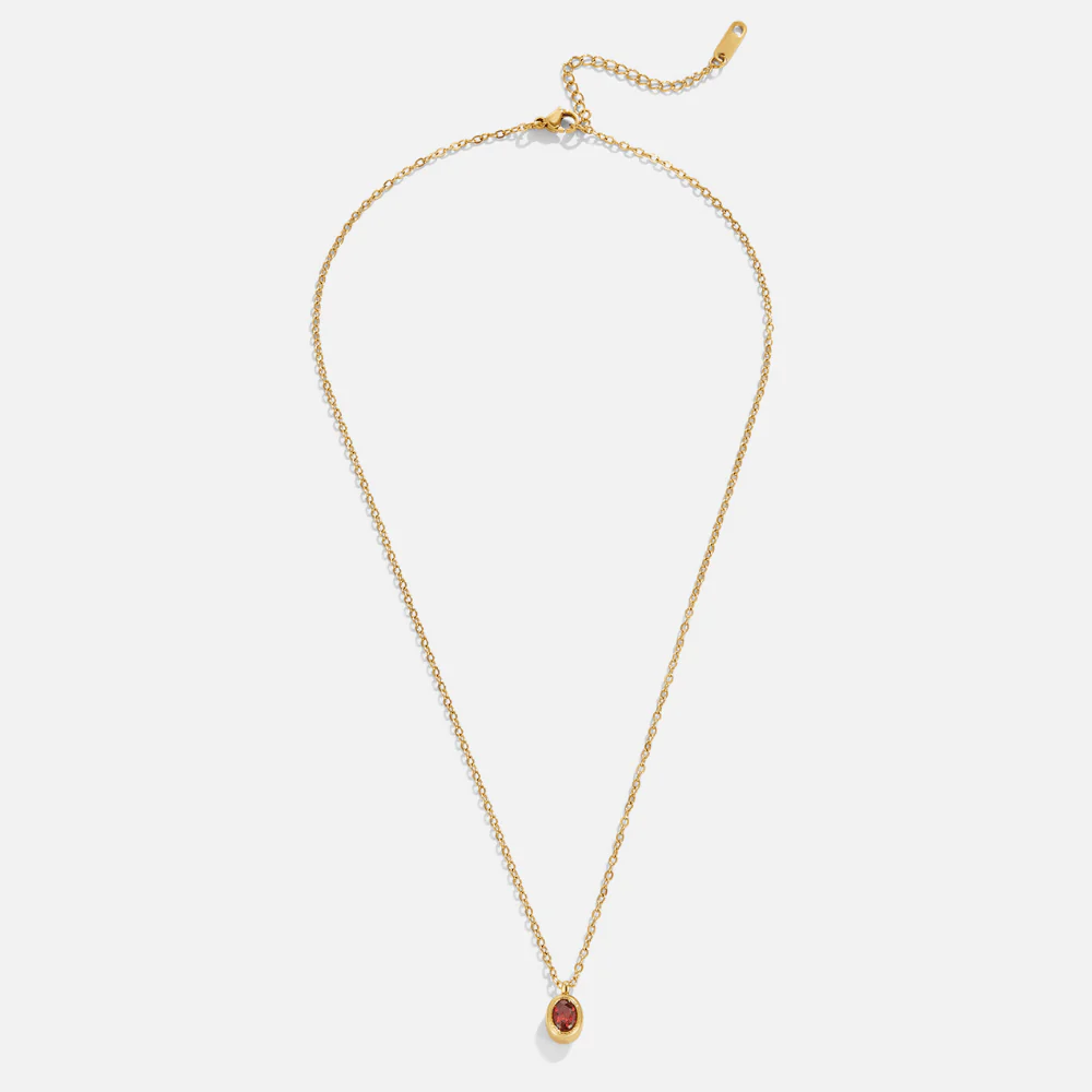 Ruby Red Crystal Necklace - Image 5