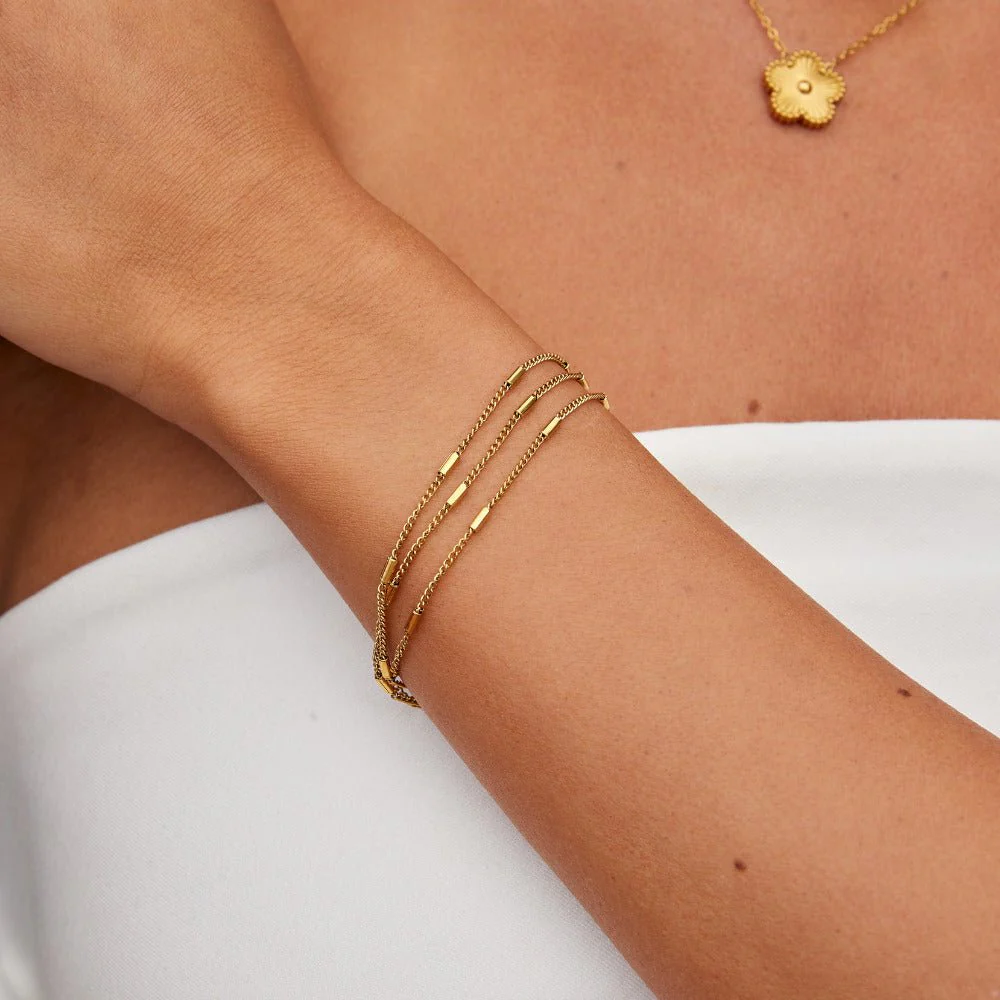 Sabina Triple Layered Bracelet - Image 2