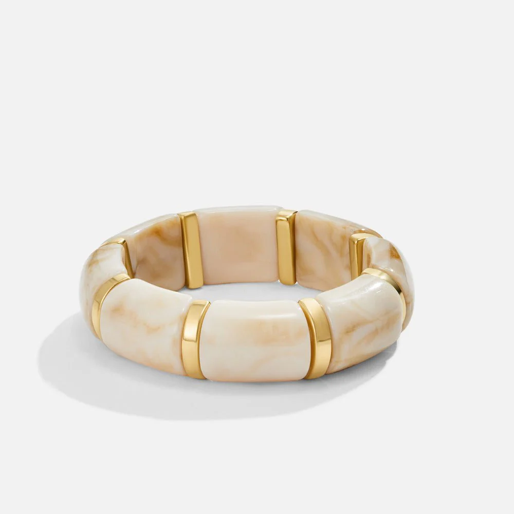 Sabina White Marbled Bracelet - Image 4
