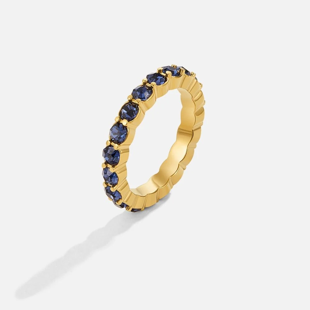 Sapphire Beauty 18k Crystal Ring - Image 3