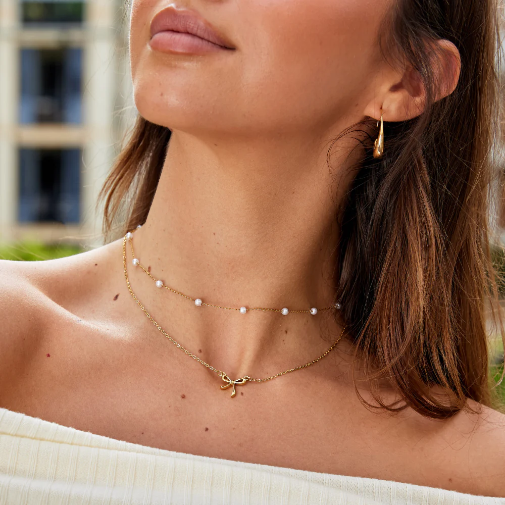 Serenity Bow Pendant Necklace - Image 6