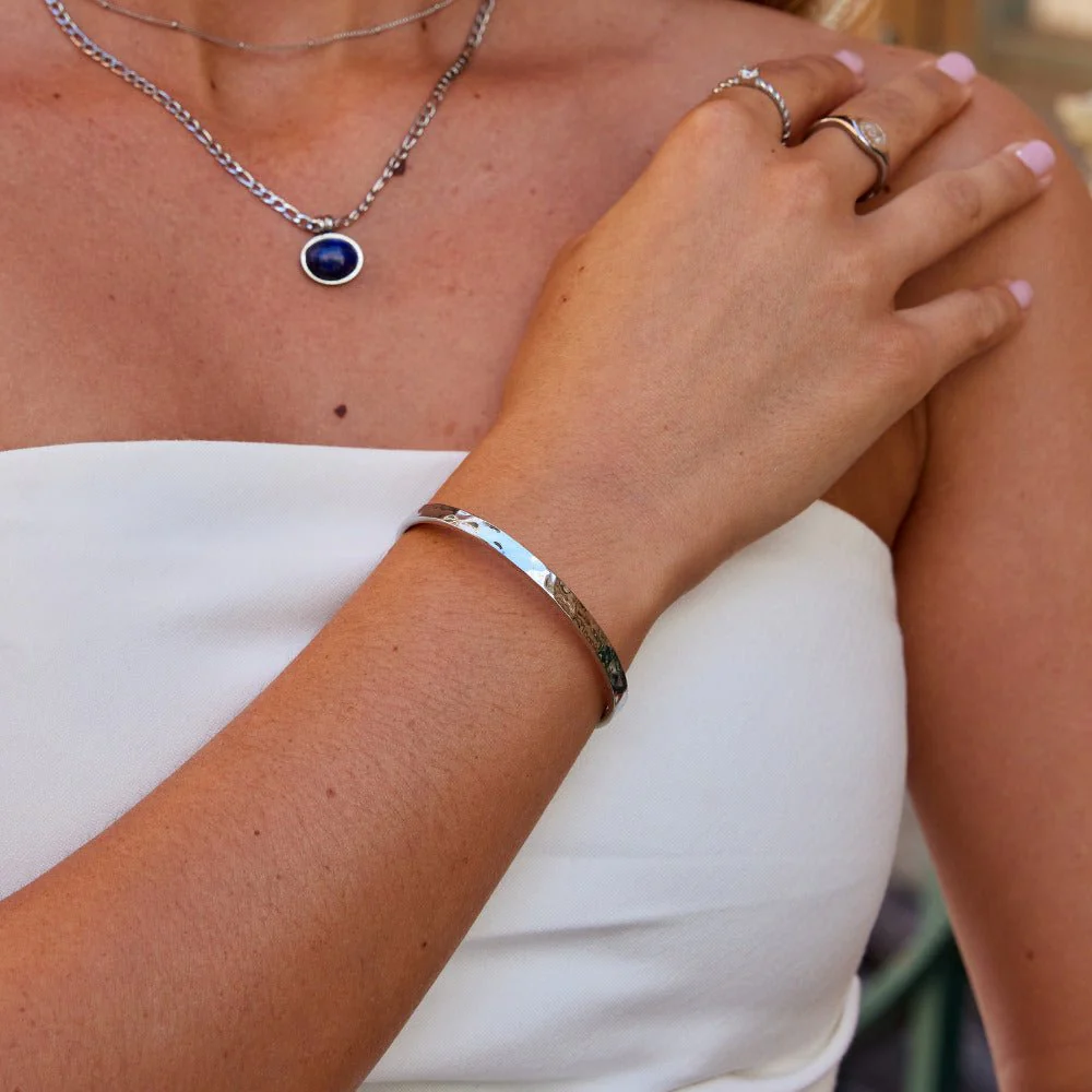 Silver Alexa Bangle - Image 2