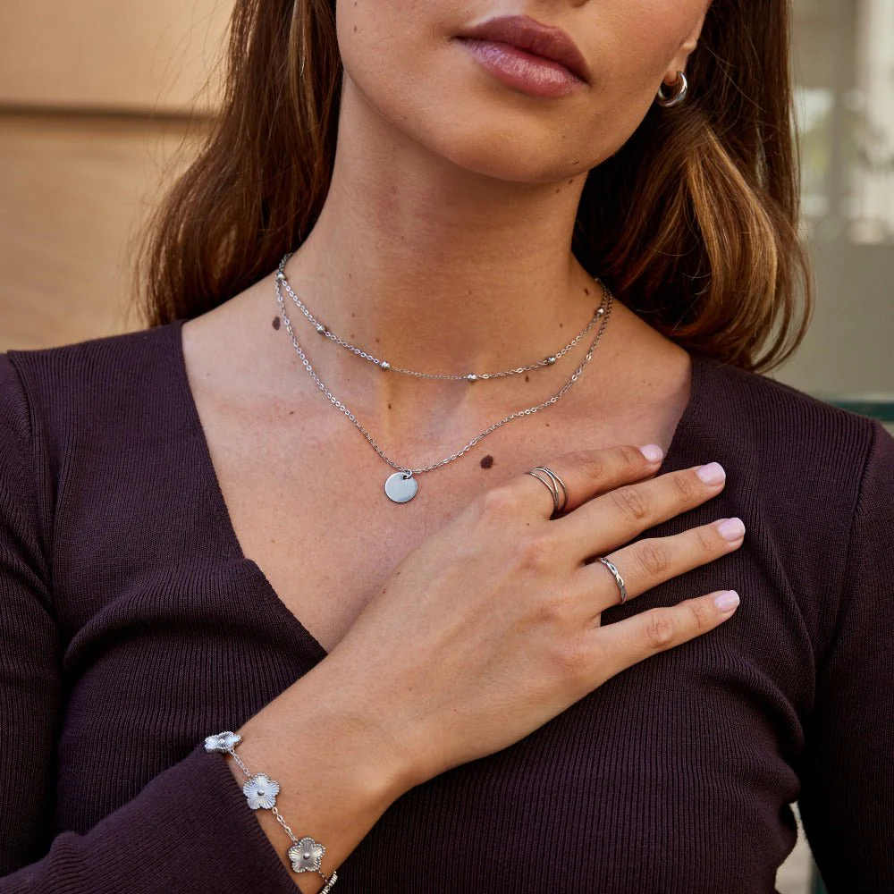 Silver Infinity Loop Ring - Image 5