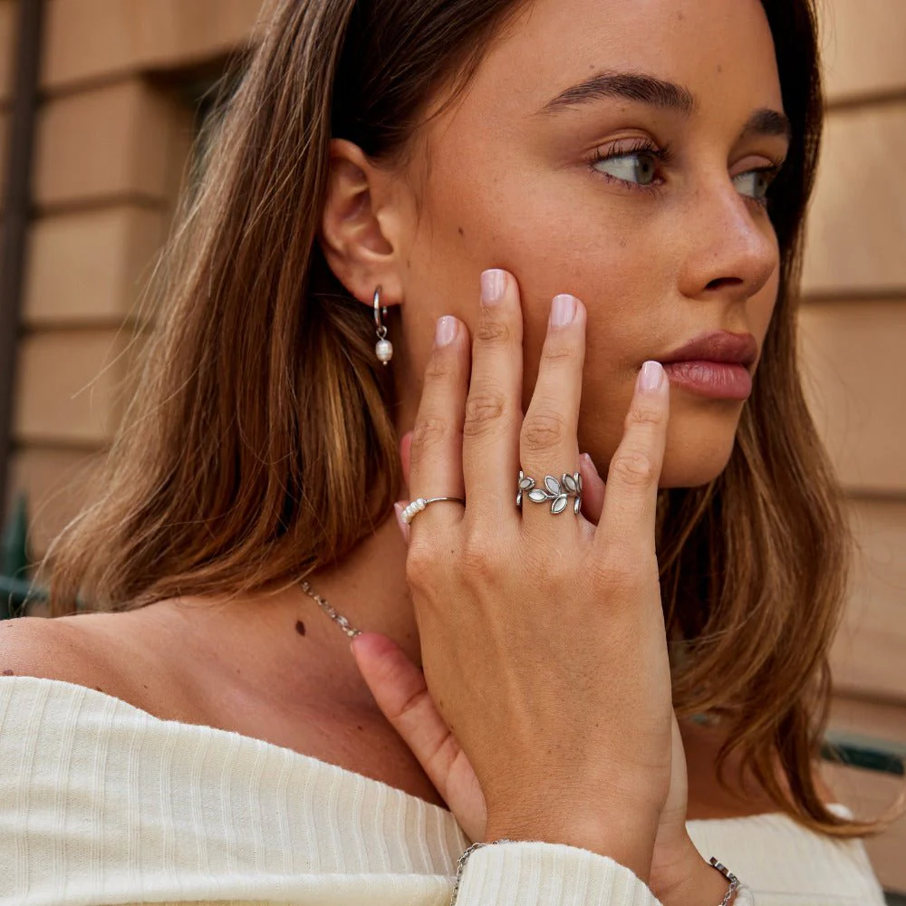 Silver Leaf Ring - Image 4