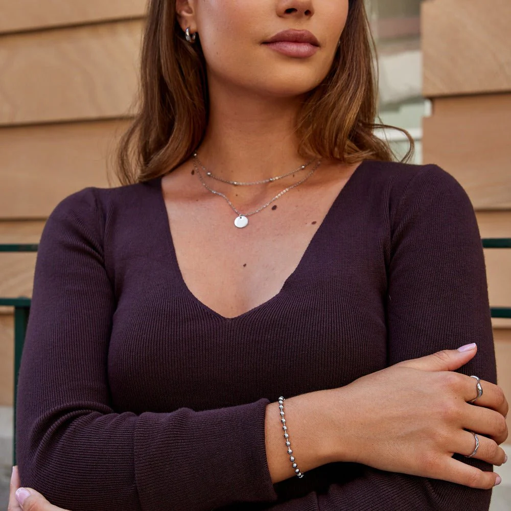 Silver Lulu Bead Bracelet - Image 4