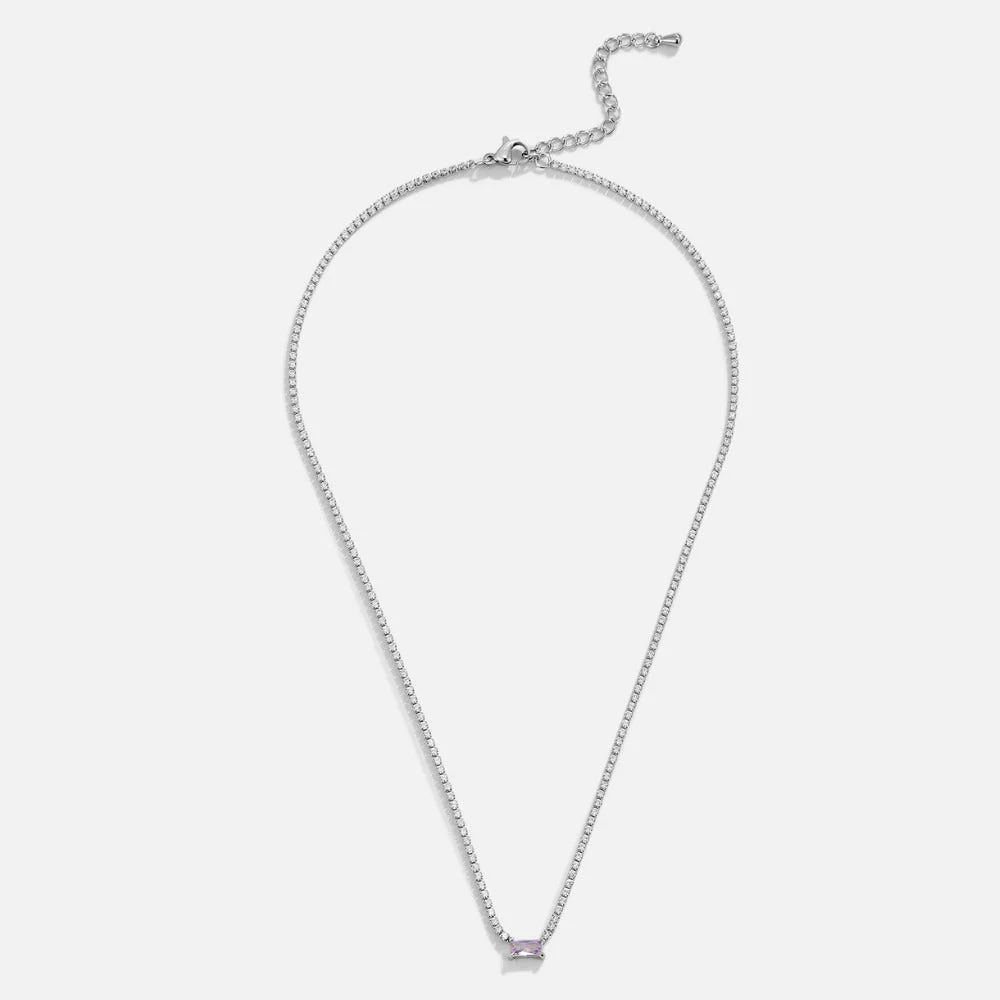 Silver Luxe Crystal Necklace - Image 3