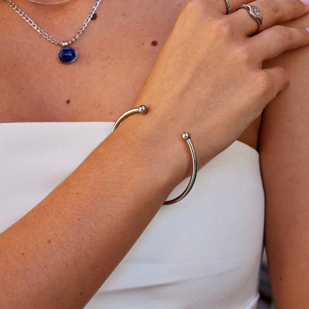 Silver Penelope Bangle - Image 2