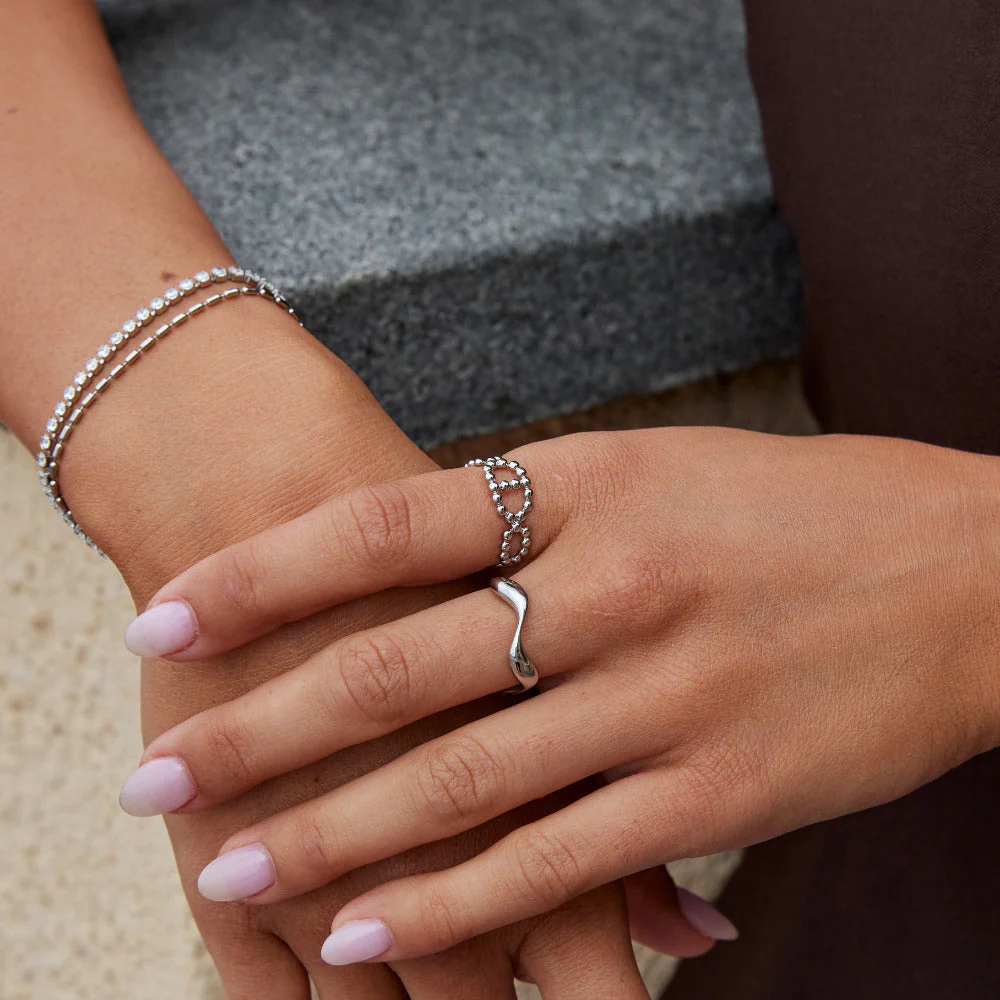 Silver Yulah Chain Ring - Image 3