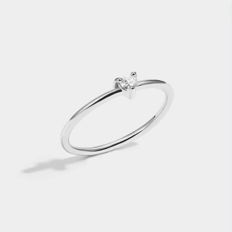 'Small Love' Crystal Heart Ring - Image 3