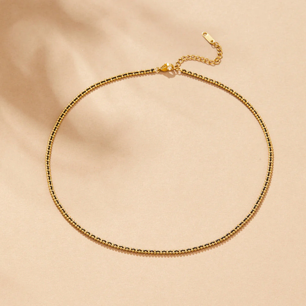 Sofia Bead Chain Necklace - Image 4