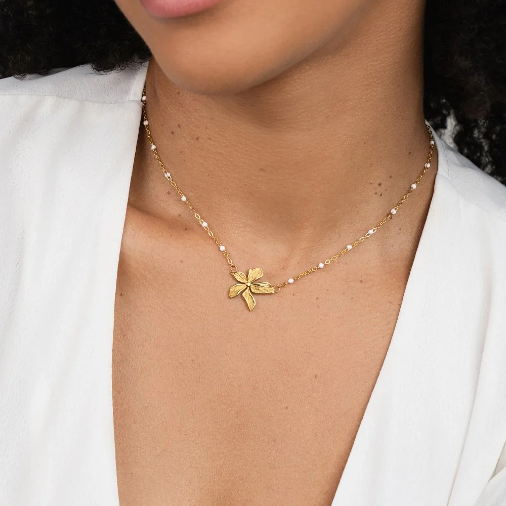 ‘Spring Bloom’ Bead Necklace - Image 4
