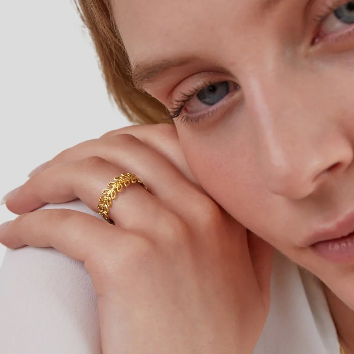 Summer Bloom Leaf Ring - Image 6