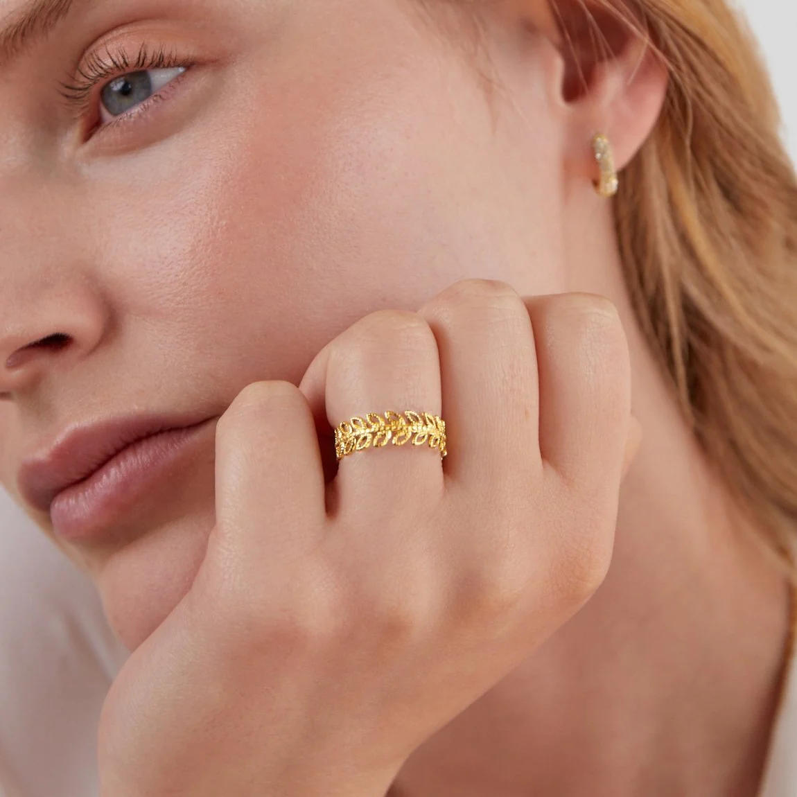 Summer Bloom Leaf Ring - Image 7