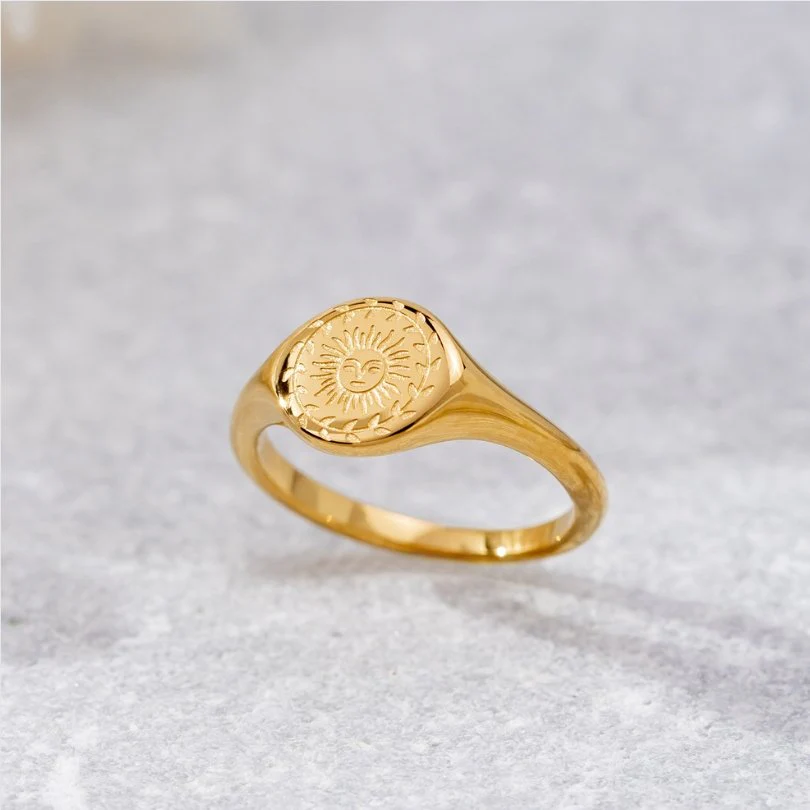 Summer Solstice Gold Ring - Image 6