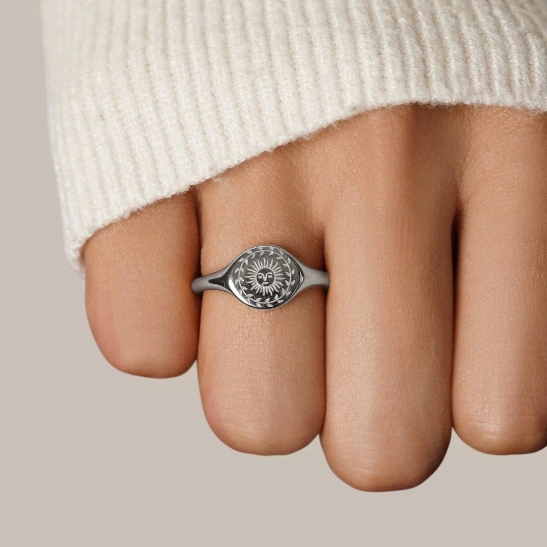 Summer Solstice Silver Ring - Image 2