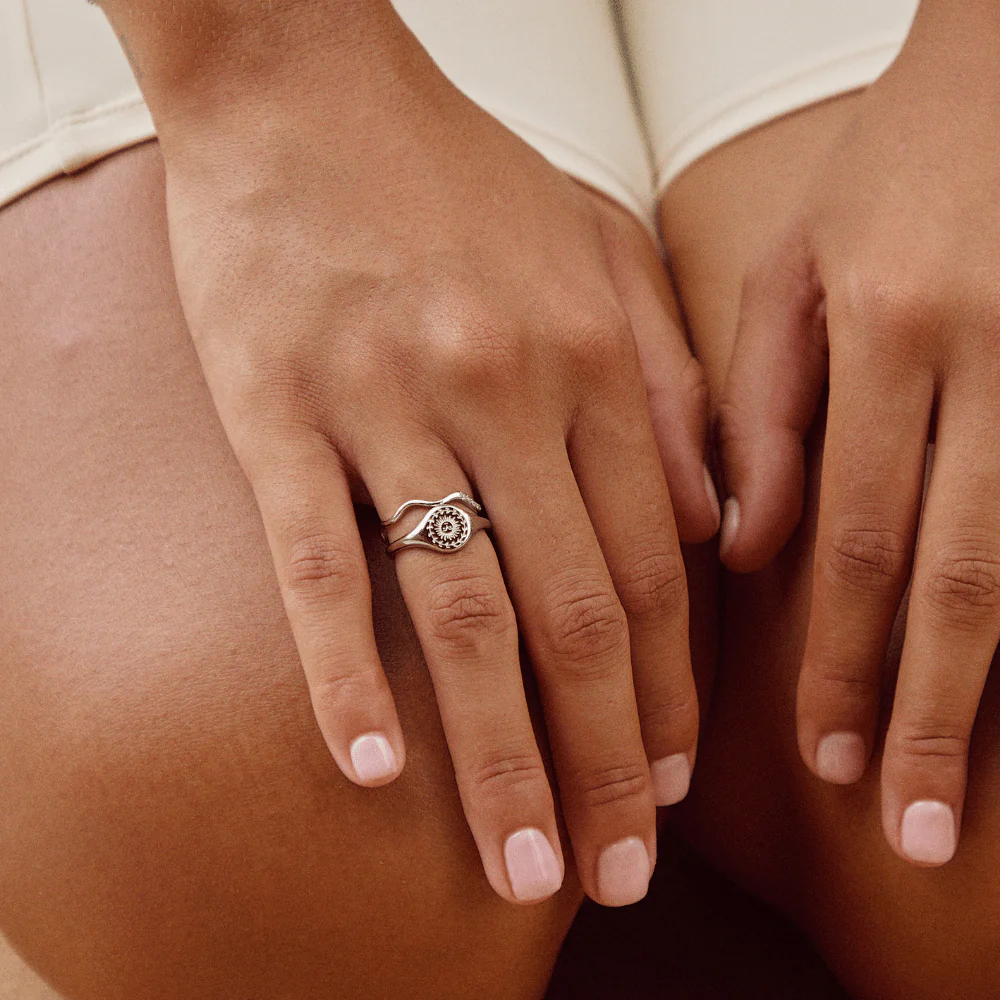 Summer Solstice Silver Ring - Image 3