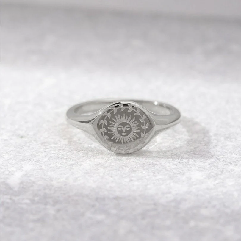 Summer Solstice Silver Ring - Image 4