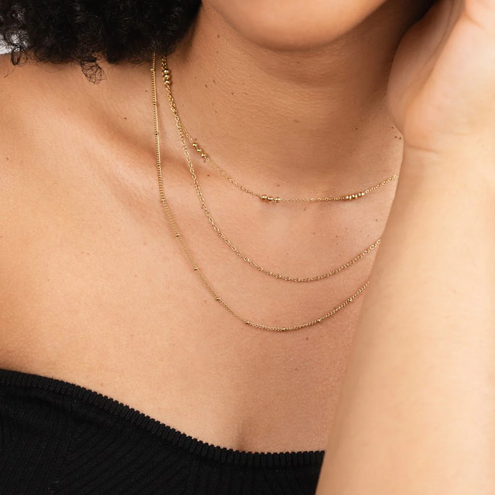 Tessa Triple Layered Necklace - Image 3