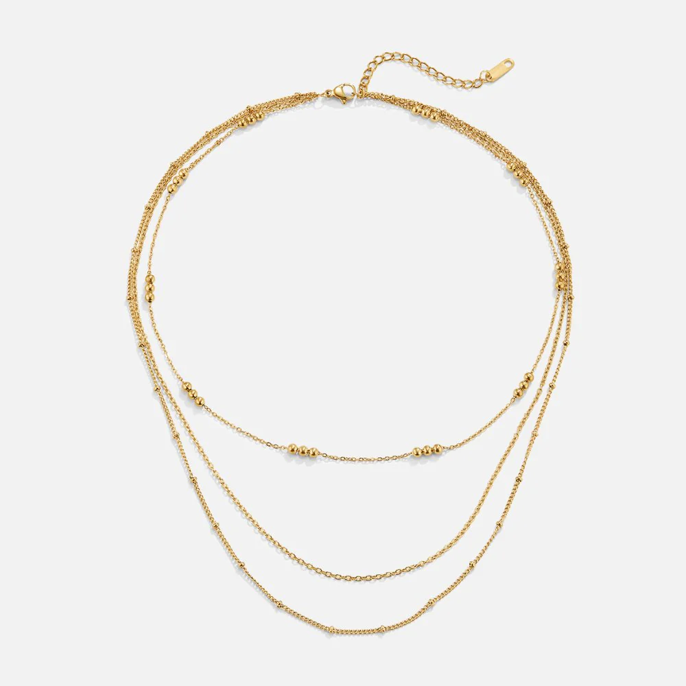 Tessa Triple Layered Necklace - Image 4