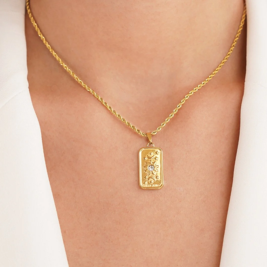 ‘The Sun’ Tarot Pendant Necklace - Image 2