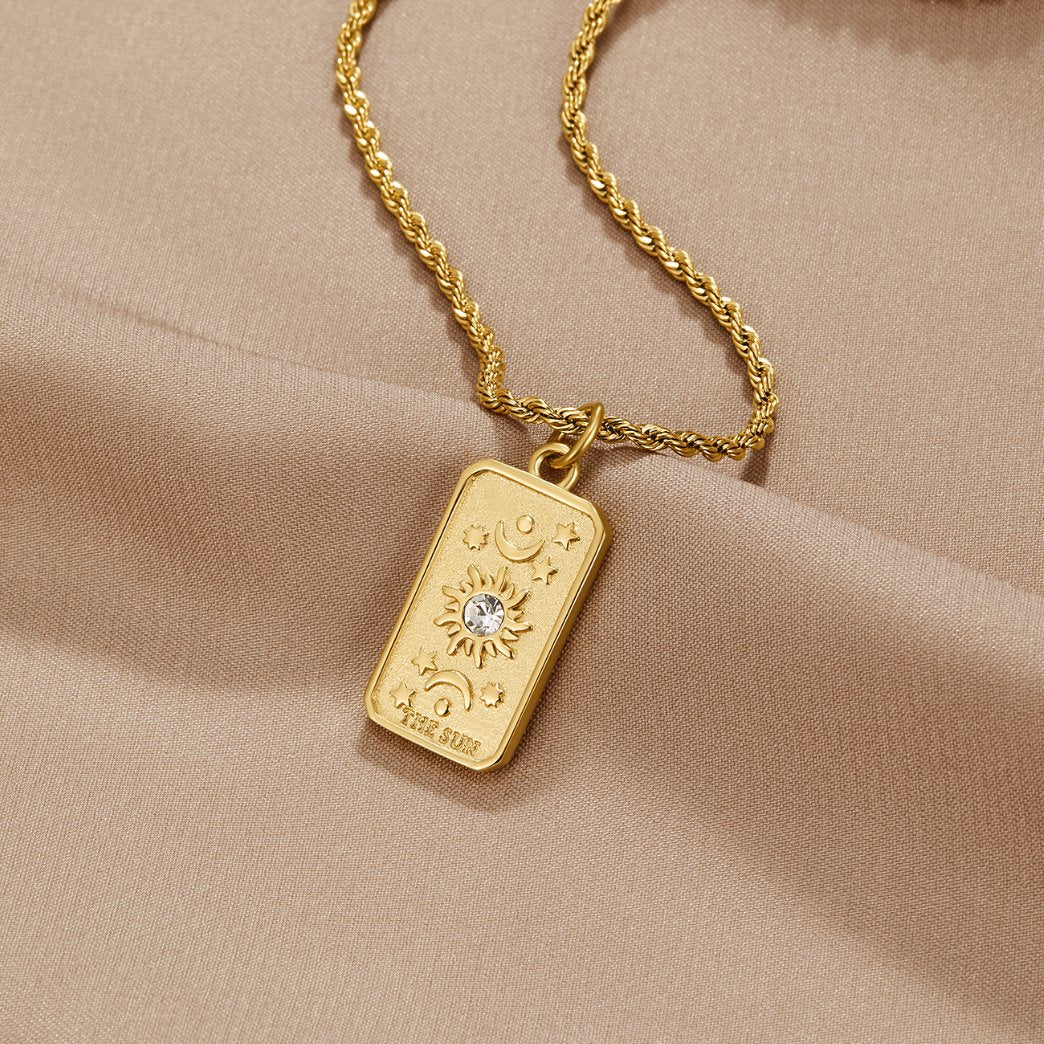 ‘The Sun’ Tarot Pendant Necklace - Image 3