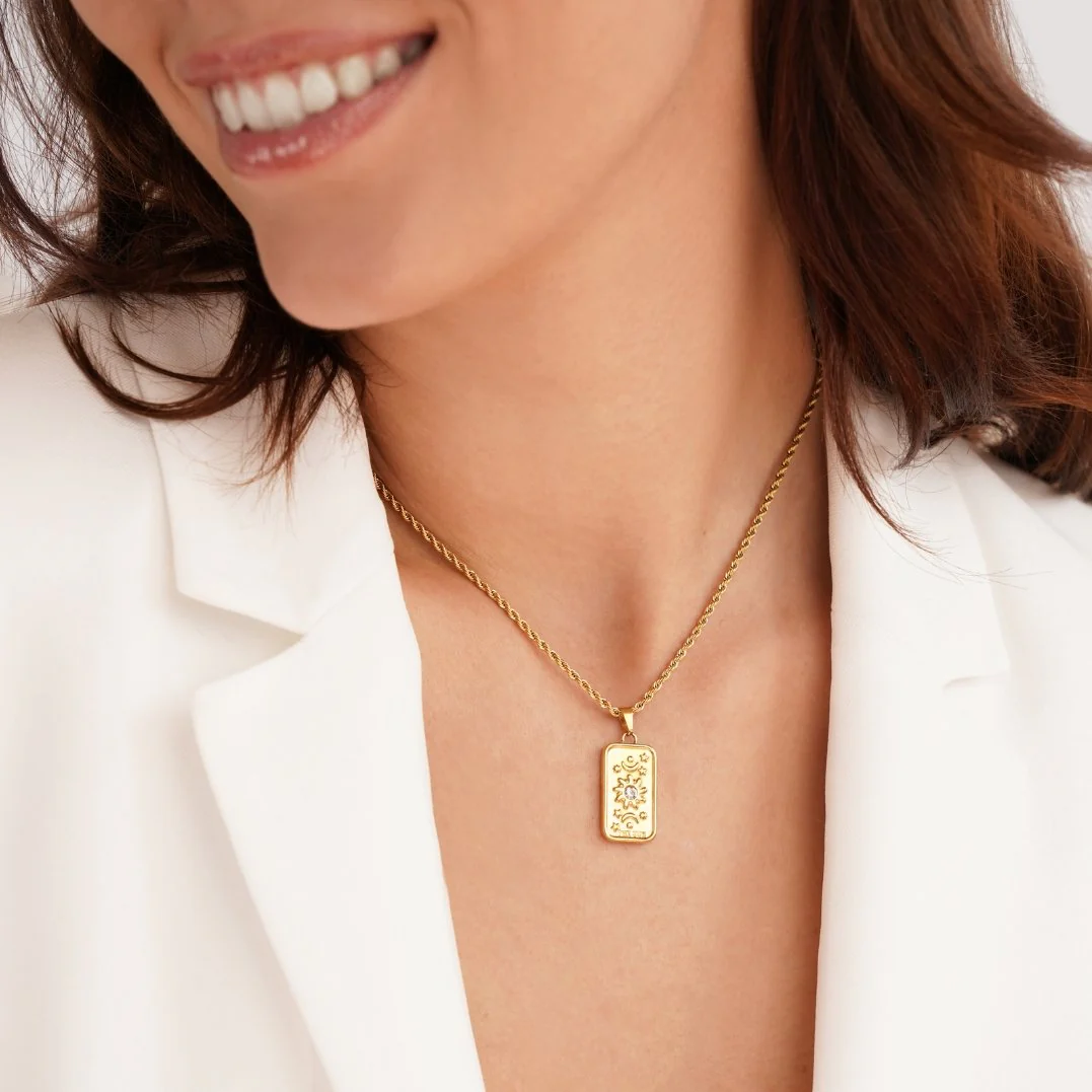 ‘The Sun’ Tarot Pendant Necklace - Image 4