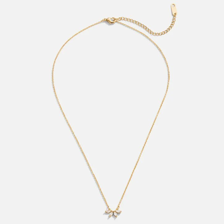 Tiffany Crystal Leaf Pendant Necklace - Image 4