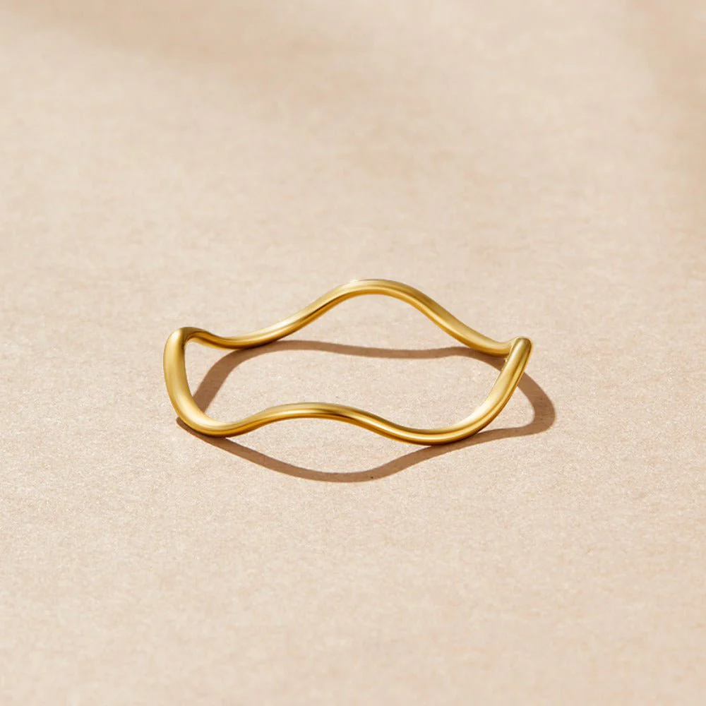 Tina Gold Stack Ring - Image 4