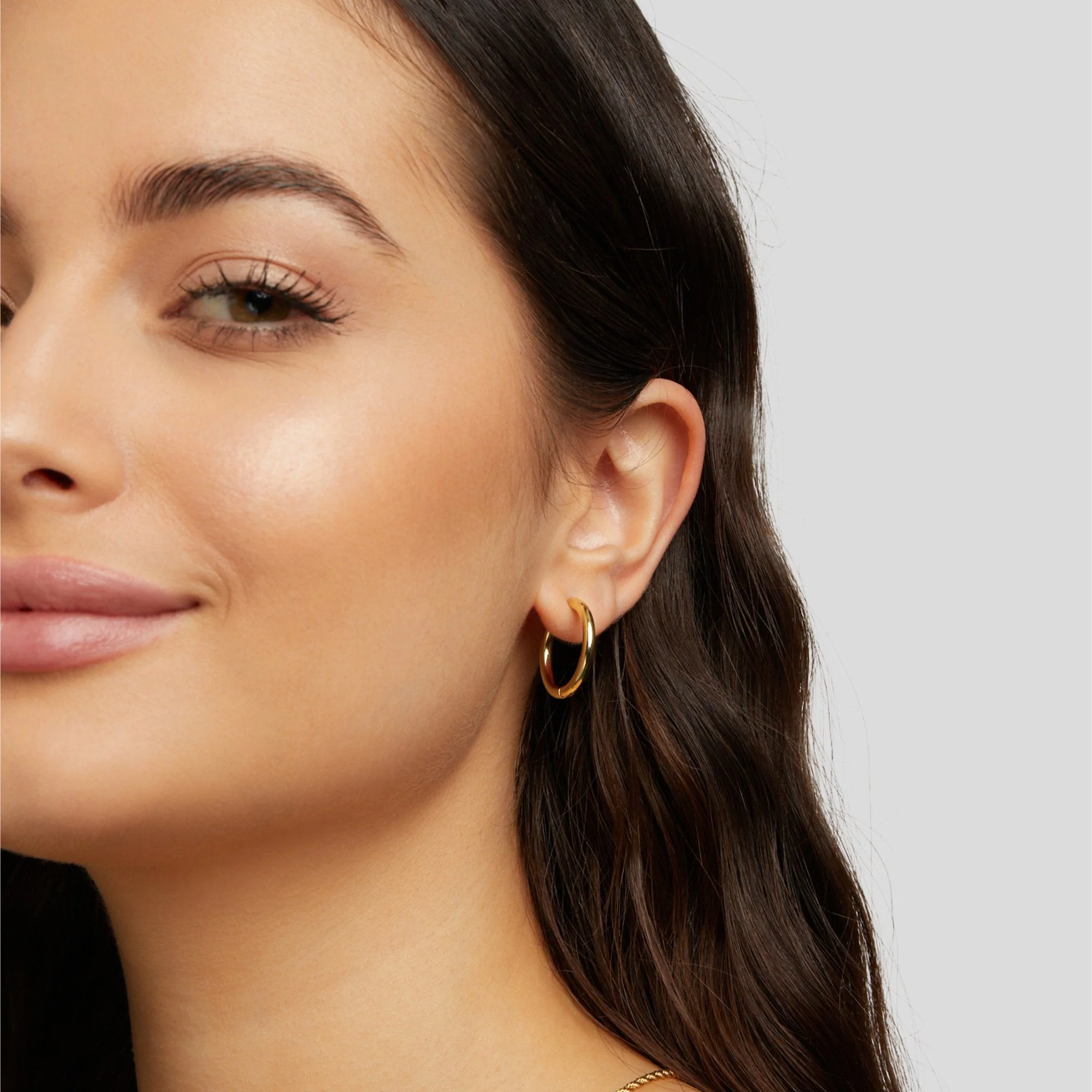 Triple Hoop Earrings Set - Image 4