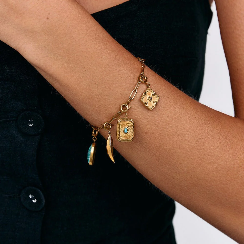 Turquoise Sunburst Charm - Image 7