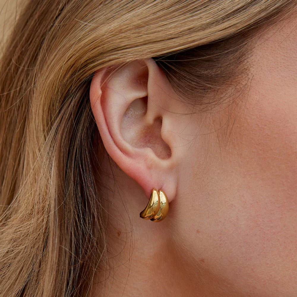 Twin Teardrop Earrings - Image 2