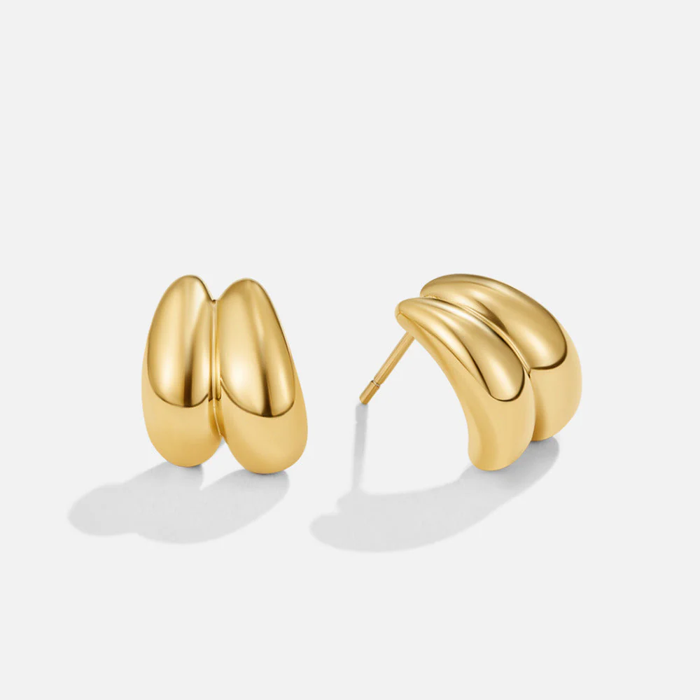 Twin Teardrop Earrings - Image 3
