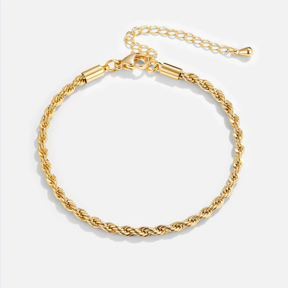 Twisted 18K Gold Bracelet - Image 6