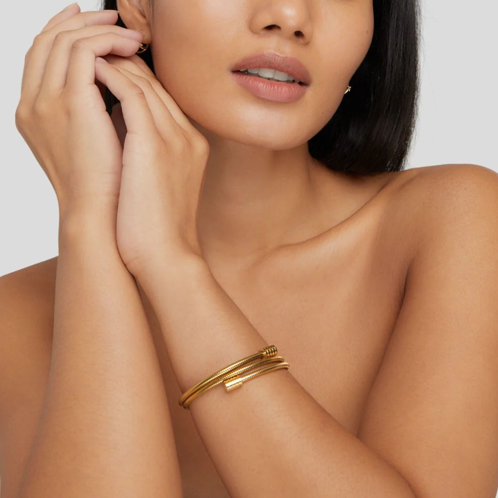 Twisted Gold Bracelet - Image 3