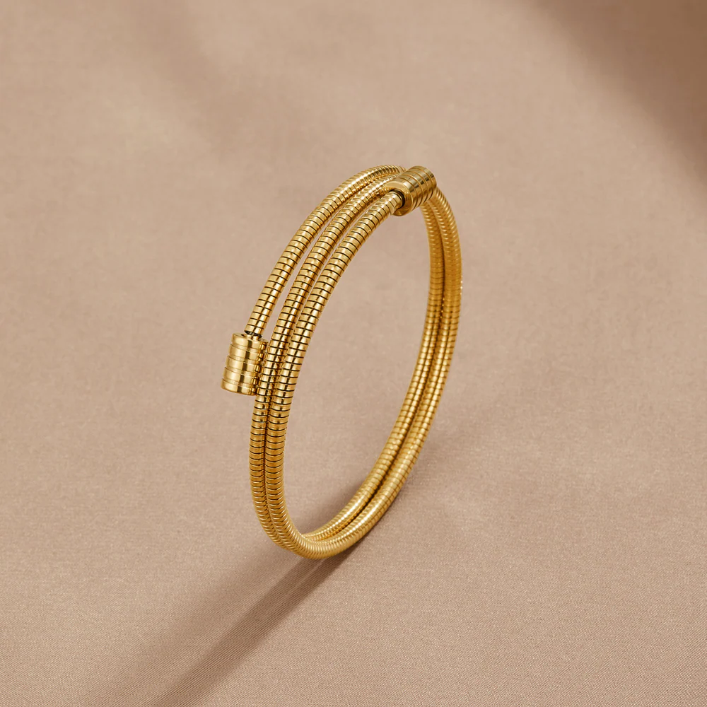 Twisted Gold Bracelet - Image 4
