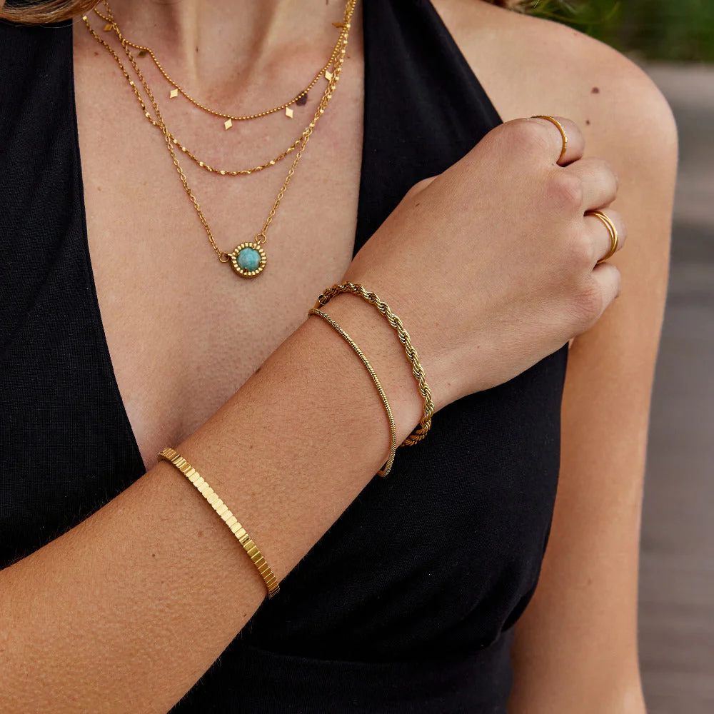 Twisted Leila Layered Bracelet - Image 2
