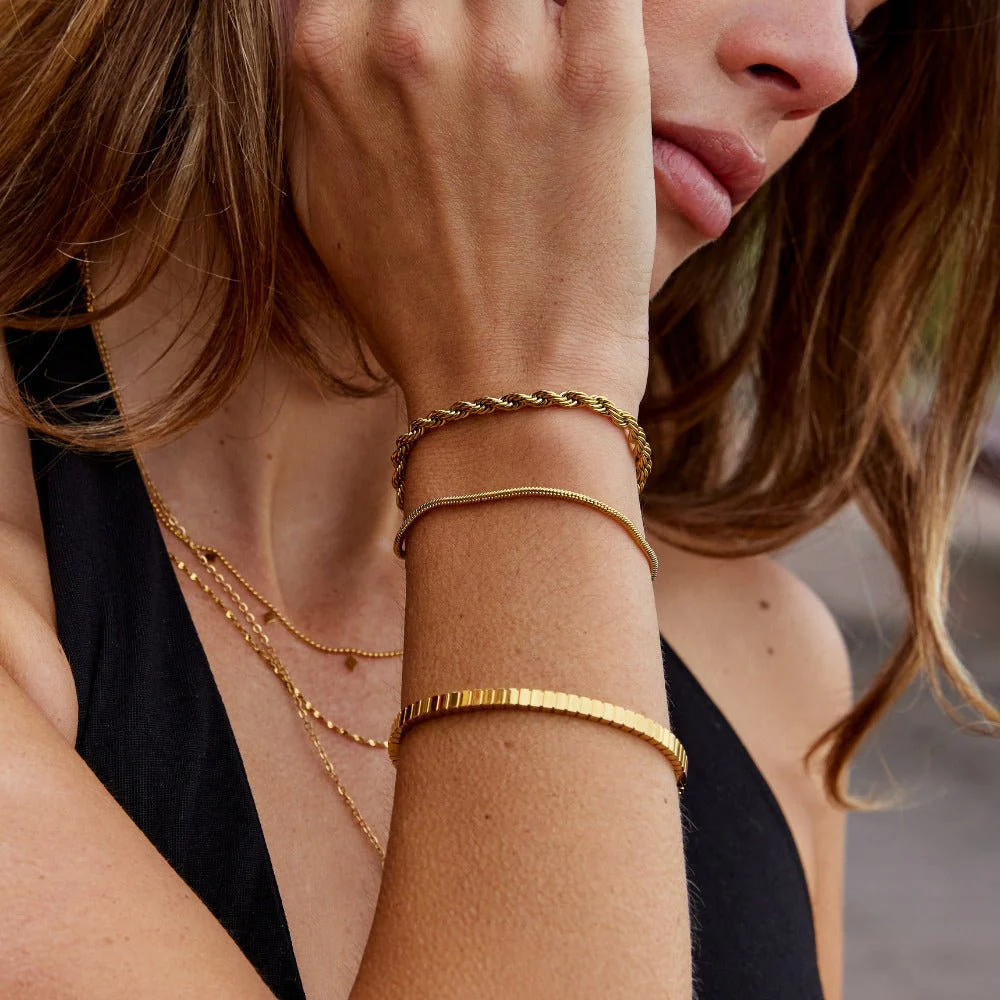 Twisted Leila Layered Bracelet - Image 5