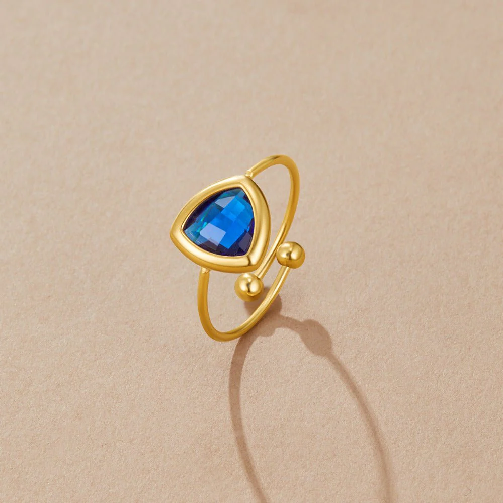 Via Sapphire Blue Ring - Image 3