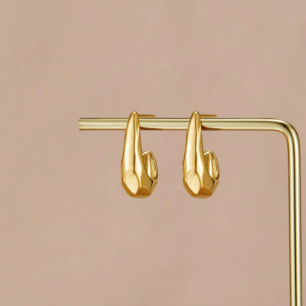 Vienna Gold Dome Earrings