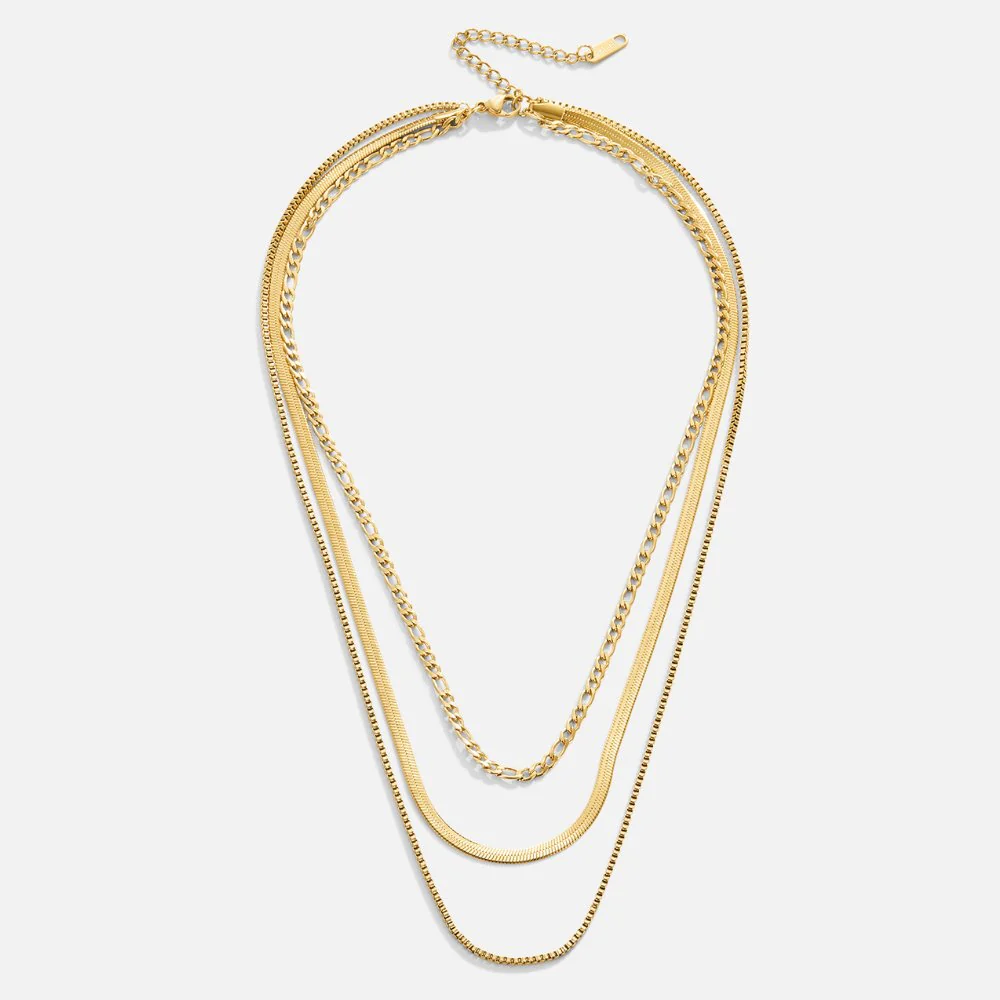 Vienna Layered Chain Necklace - Image 3