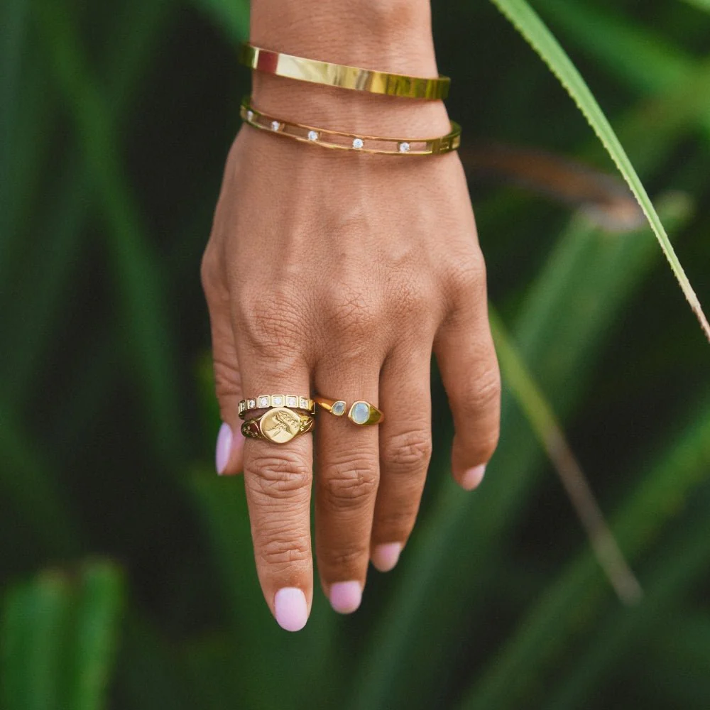 Vintage Aquamarine Wrap Ring - Image 8