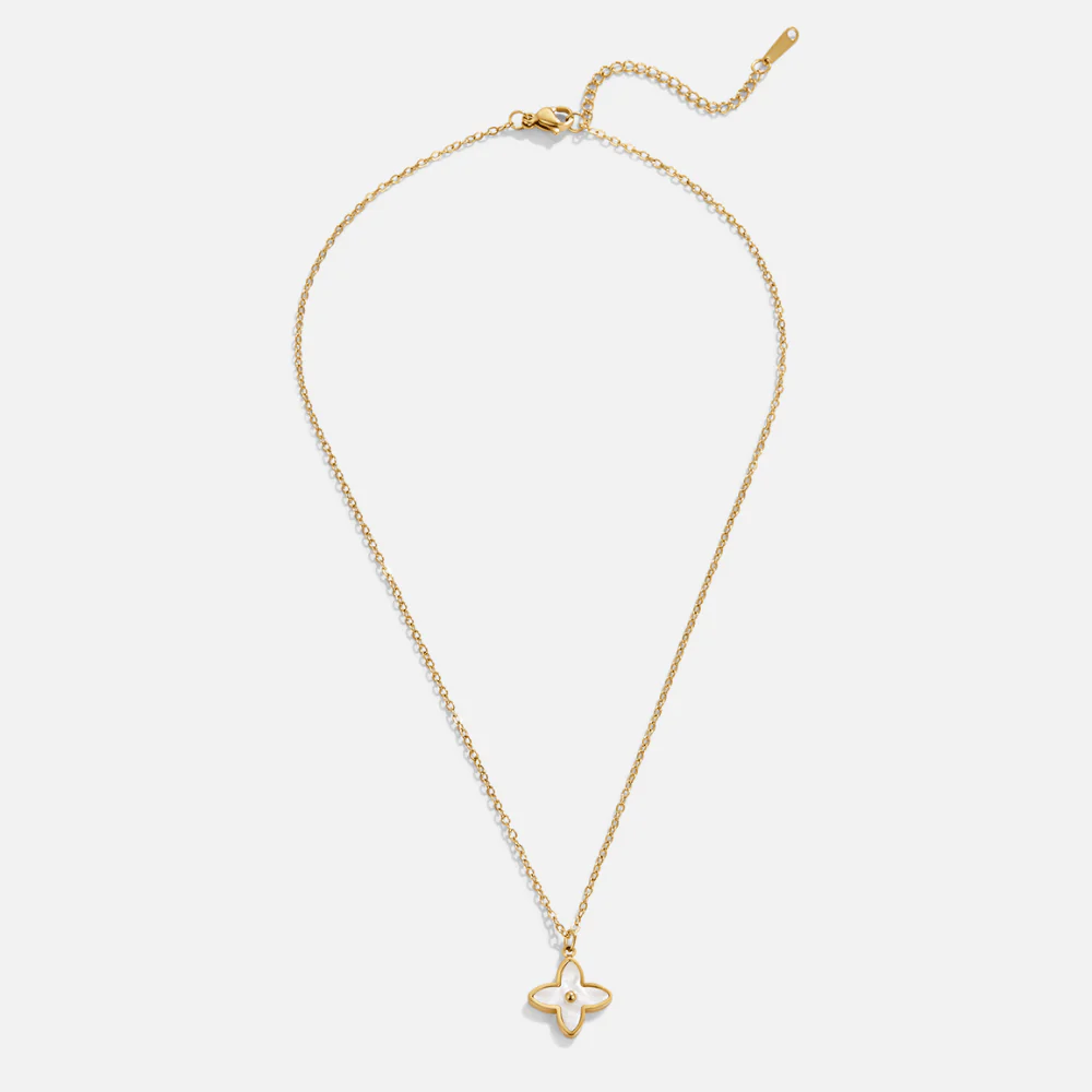 White Blossom Petal Necklace - Image 4