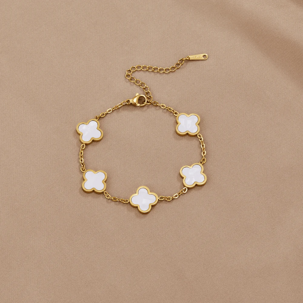 White Clover Bracelet - Image 3