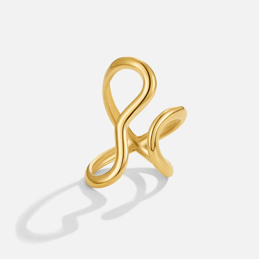 Yana Geometric Twist Ring - Image 3